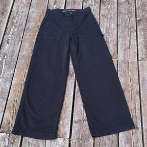 American Eagle Outfitters Wide Leg Pants in Black